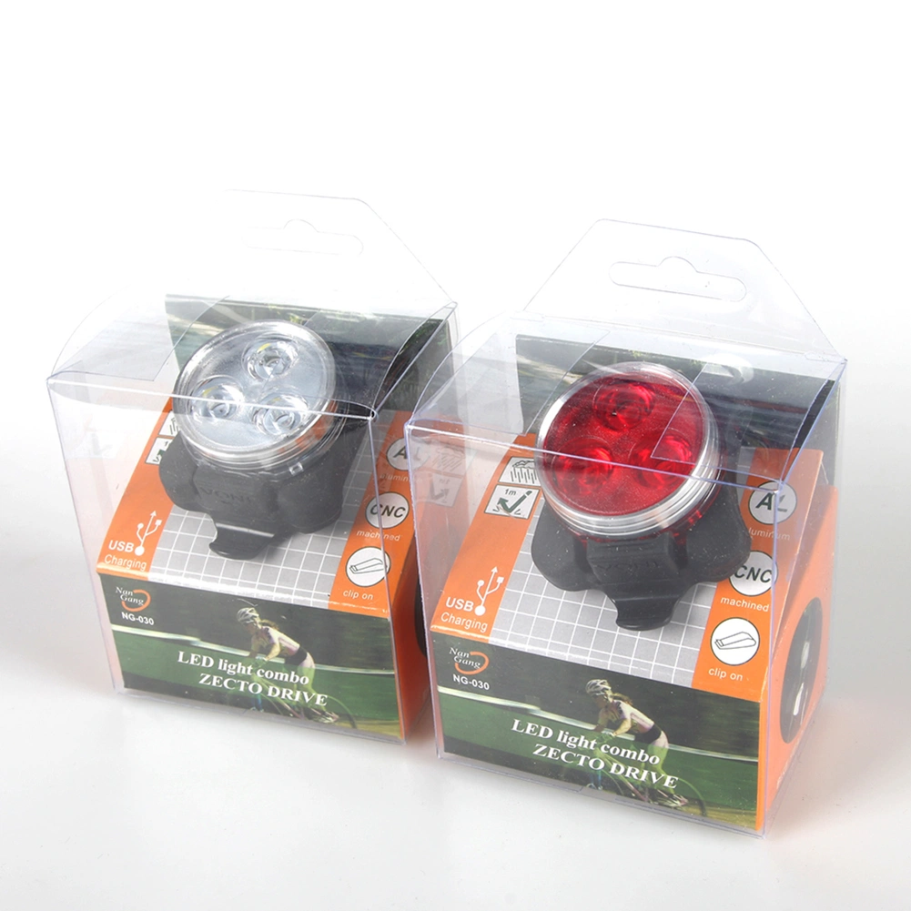 Yichen USB Rechargeable Bike Light Front and Rear LED Bicycle Light