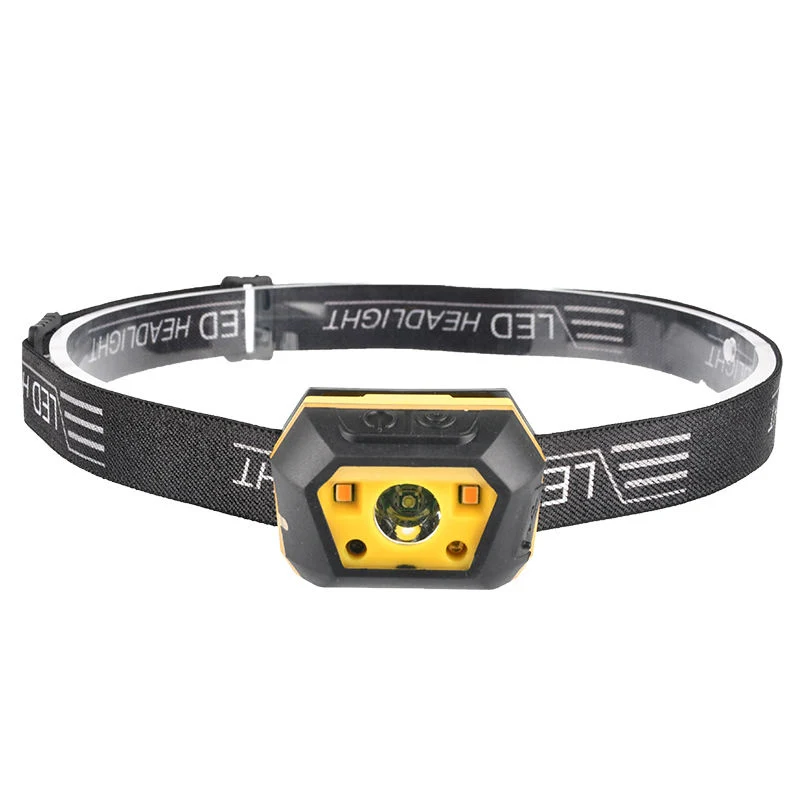 Glodmore2 Fancy Design Adjustable Belt USB Rechargeable Battery LED Headlamp Headlight with 4 Modes Light for Emergency