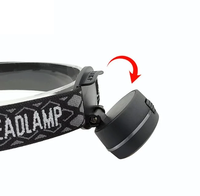 3 Work Modes Outdoor Emergency Rechargeable COB Headlamp with Red Flashing for Camping Hunting Waterproof LED Headlamp