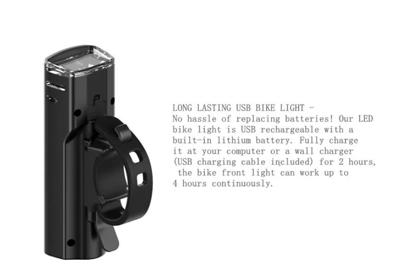Outdoor Night Riding Bike LED Lights Smart Light Sensor Bicycle Headlights