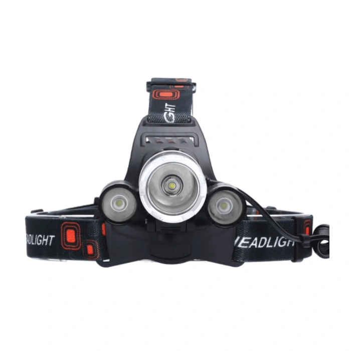 3 Heads Super Bright Head Lamp High Lumen Multi-Functional USB Charging Waterproof Rechargeable LED Headlamp