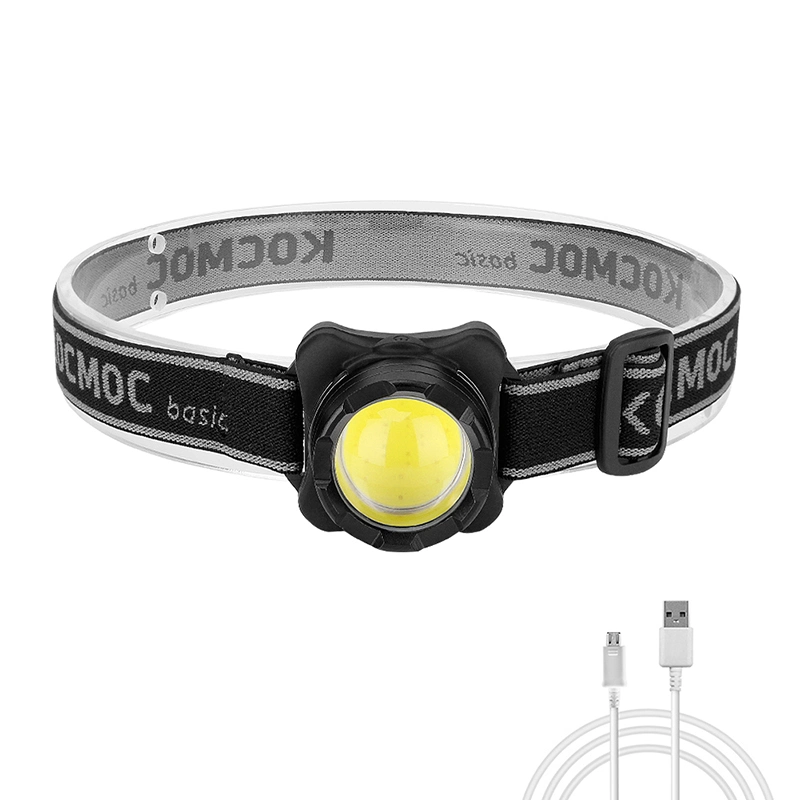 High Quality Mini Head Torch Lamp Hot Hiking Climbing Emergency LED Head Torch Light 5W COB Portable Headlight Rechargeable LED Headlamp