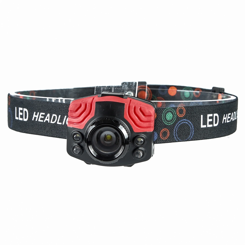 Yichen Zoomable USB Rechargeable LED Headlamp with Red Light