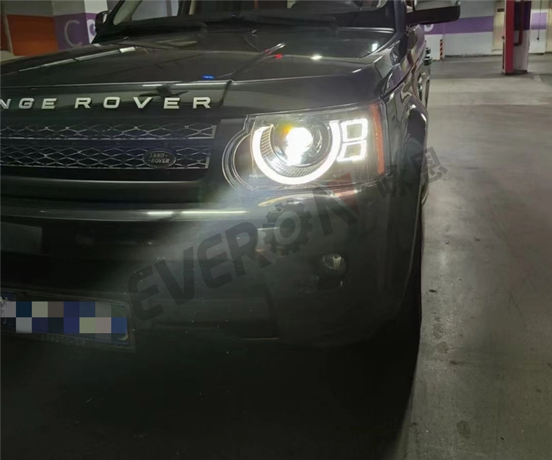Modified Defender Style LED Head Lamps Headlights for Range Rover Sport L320 2005-2013