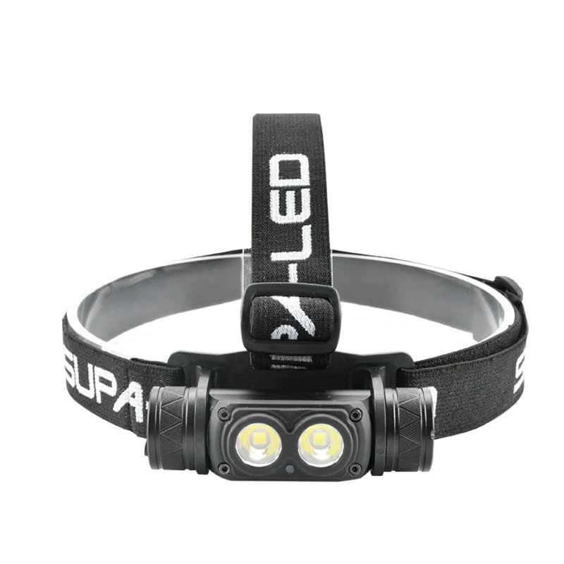 Glodmore2 New Style Lightweight Type-C USB Rechargeable COB LED Headlamp, IP65 Waterproof Portable lamp Frontale COB LED