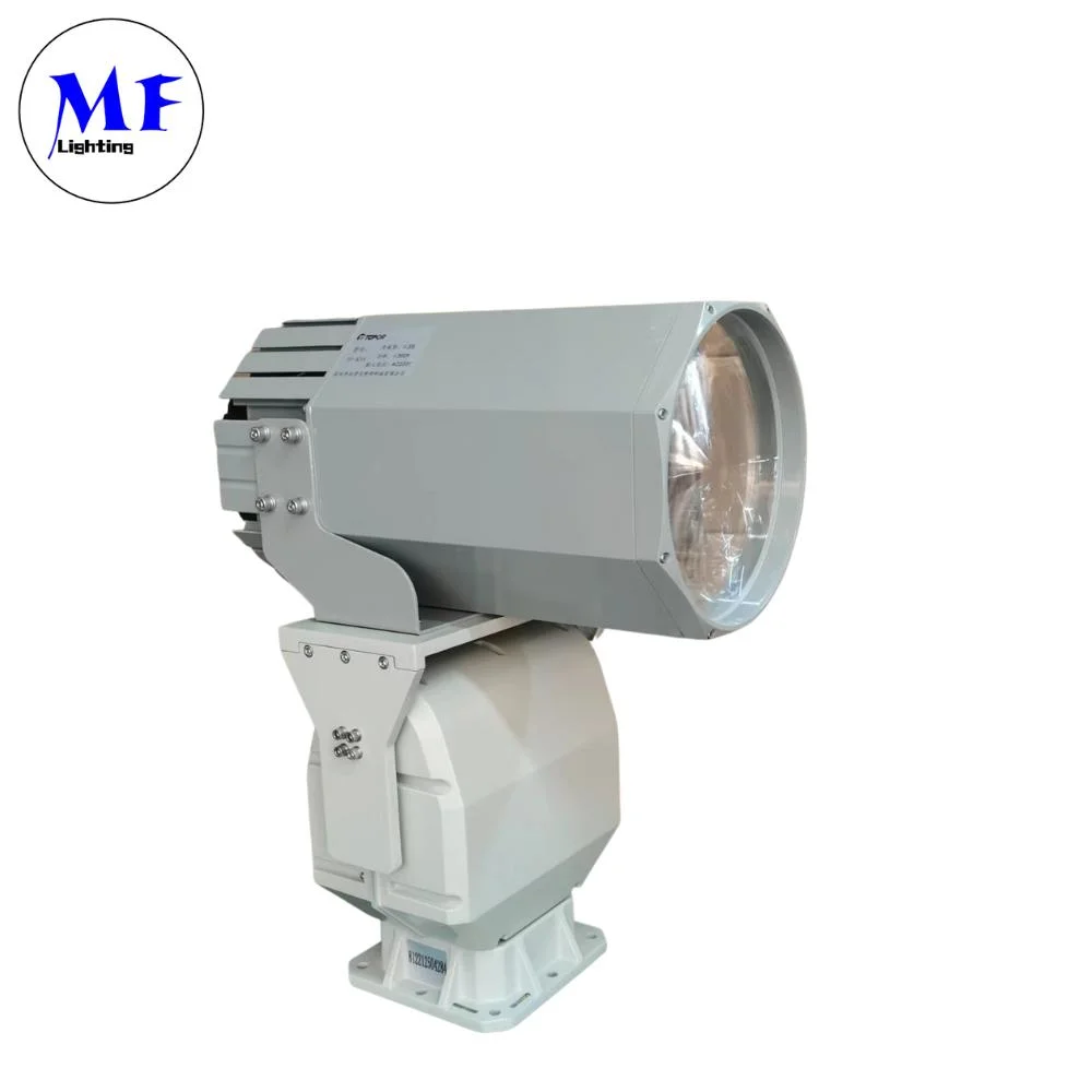 Factory Price Sky Search Light Rescue Defence Water Conservation Hydrological Station Oil Field Wharf Vessel Navigation Sign Long Distance 200W Marine Light