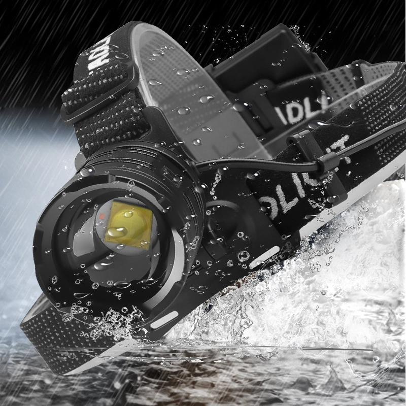 1000m Zoom Xhp70 30W 1200 Lumen 18650 Output LED Headlight USB Rechargeable Waterproof Sensor Headlamp