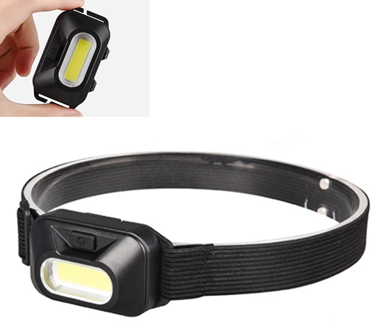 Wholesale Cheap Price COB Mini Head Torch Lamp Quality Battery Powered LED Headlights with Adjustable Headband Waterproof Emergency LED Headlamp