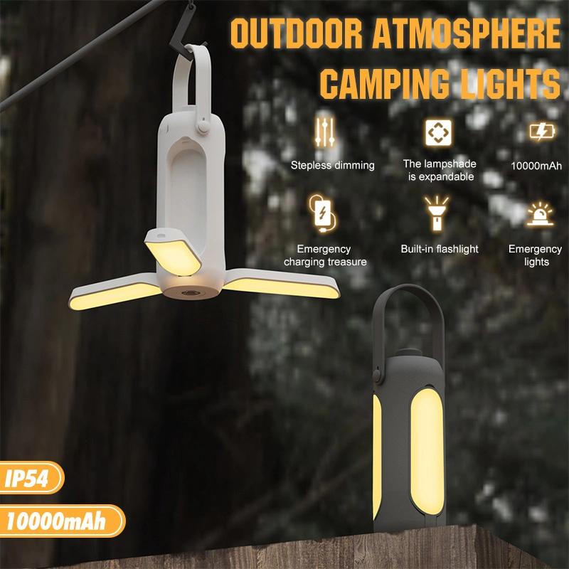 Helius Emergency Camp Equipment Bulb USB Rechargeable LED Dimming Tent Camping Light