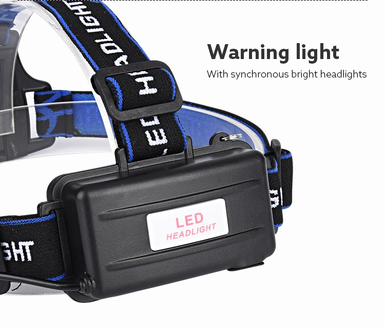 Brightenlux High Lumen 3 Modes Xml T6 Zoomable Rechargeable LED Headlamp for Outdoor Camping