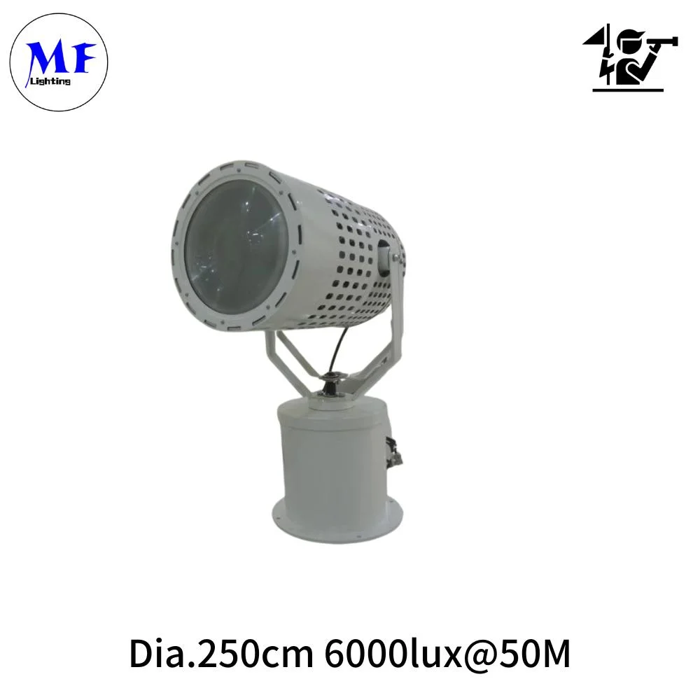 Factory Price Waterproof IP66 316L Stainless Steel 200m 300m 500m 1km 2km 3km 5km Sky Search Light Outdoor Rescue Defence Fishery Patrol Marine Search Light