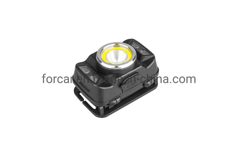 Quality Sensor Head Torch Lamp Portable Rechargeable Waterproof LED Camping Headlight Flashing Red Warning COB LED Headlamp