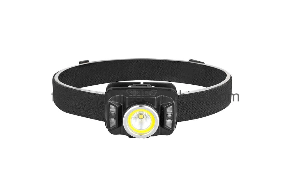 Quality Sensor Head Torch Lamp Portable Rechargeable Waterproof LED Camping Headlight Flashing Red Warning COB LED Headlamp