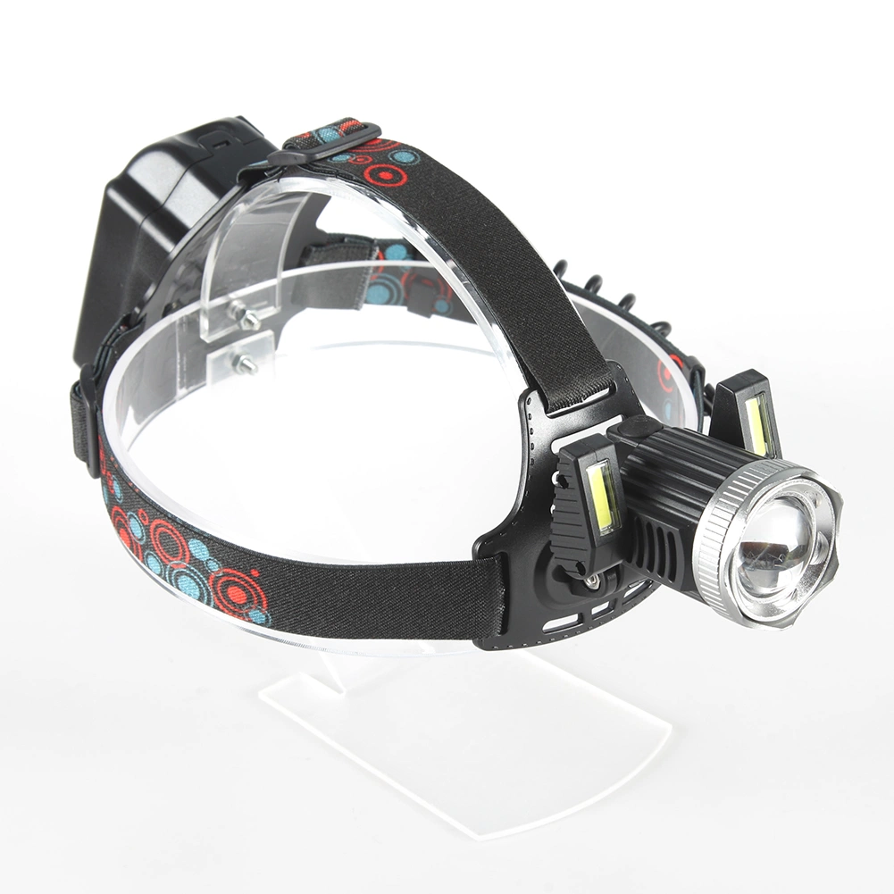 Yichen USB Rechargeable LED COB Zoomable Headlamp