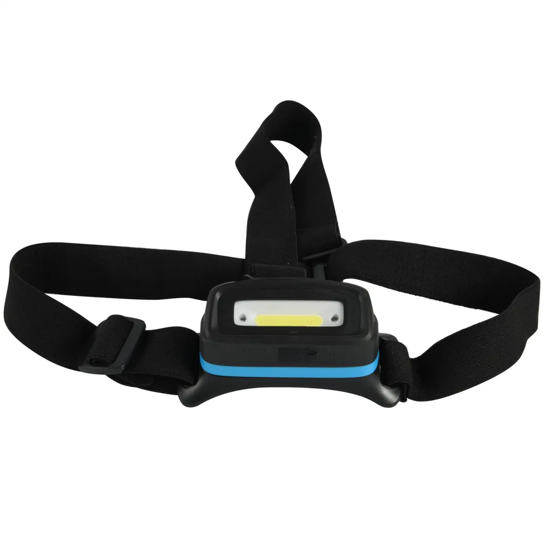 Wholesale Detachable Design Head Torch Lamp Camping Rechargeable Headlight with Motion Sensor Switch Emergency Powerful COB LED Headlamp