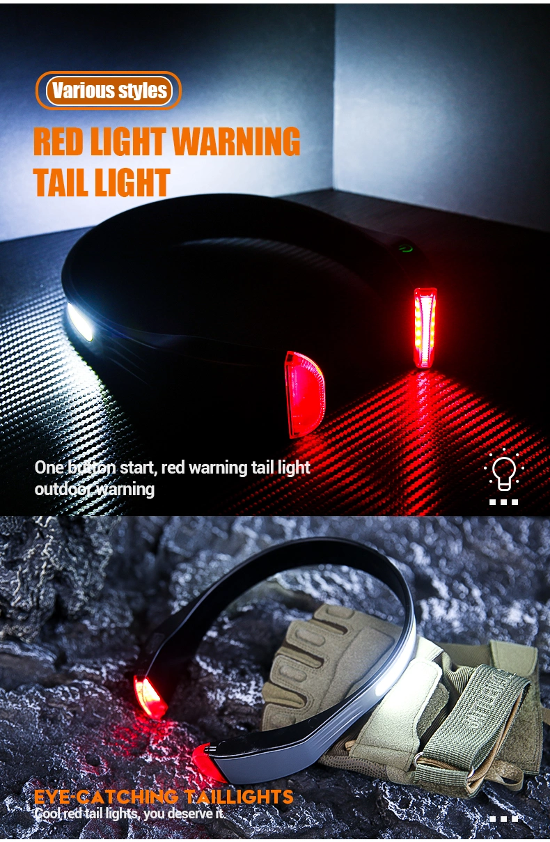 Head Light USB Rechargeable Night Fishing Long-Range Lighting LED Headlamp Waterproof