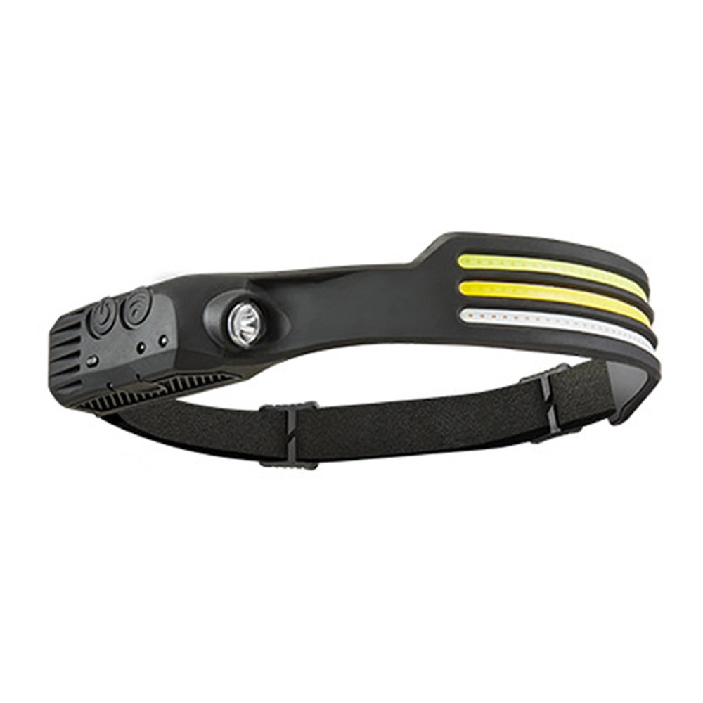 New 600lm Outdoor Smart Sensor Headlight USB Rechargeable Waterproof COB LED Headlamp with Red Light Option