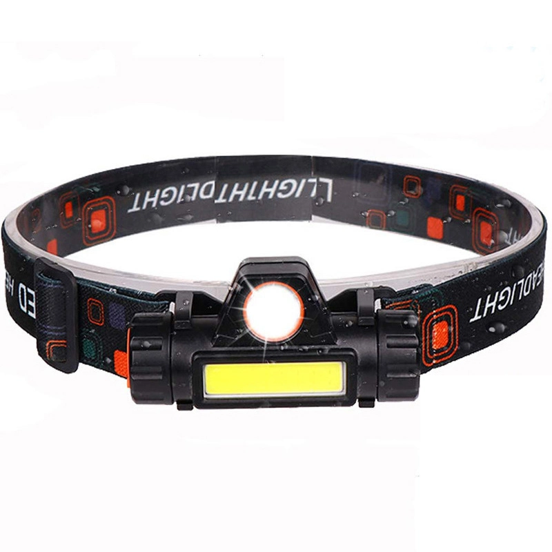 Brightenlux Magnet COB LED 300 Lumen Headlight in Headlamps Case, 90 Adjustable USB Charging Hunting LED Headband Head Light