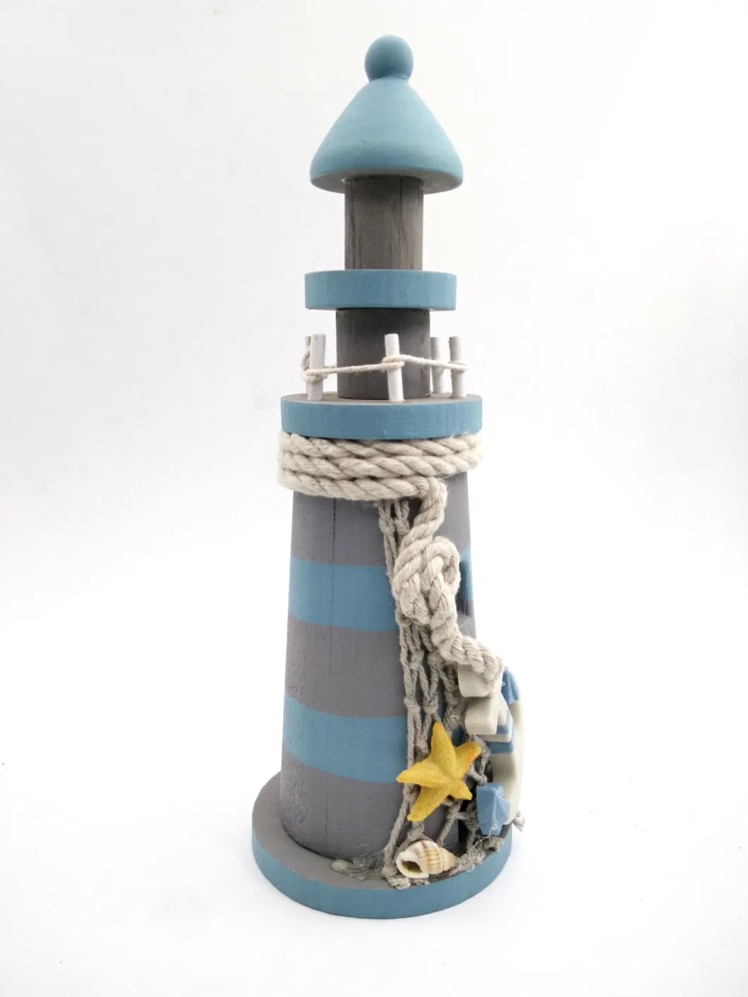 Deep Blue Lighthouse with Anchor