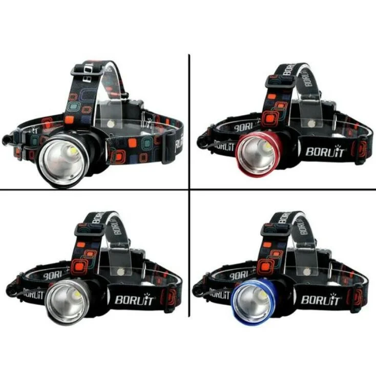 3 Work Mode Camping Head Torch Light CREE T6 Zoomable Adjustable Headlamp Waterproof Head Torch Lamp Aluminum Boody Camping LED Headlamp