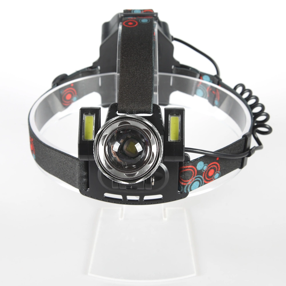 Yichen USB Rechargeable LED COB Zoomable Headlamp
