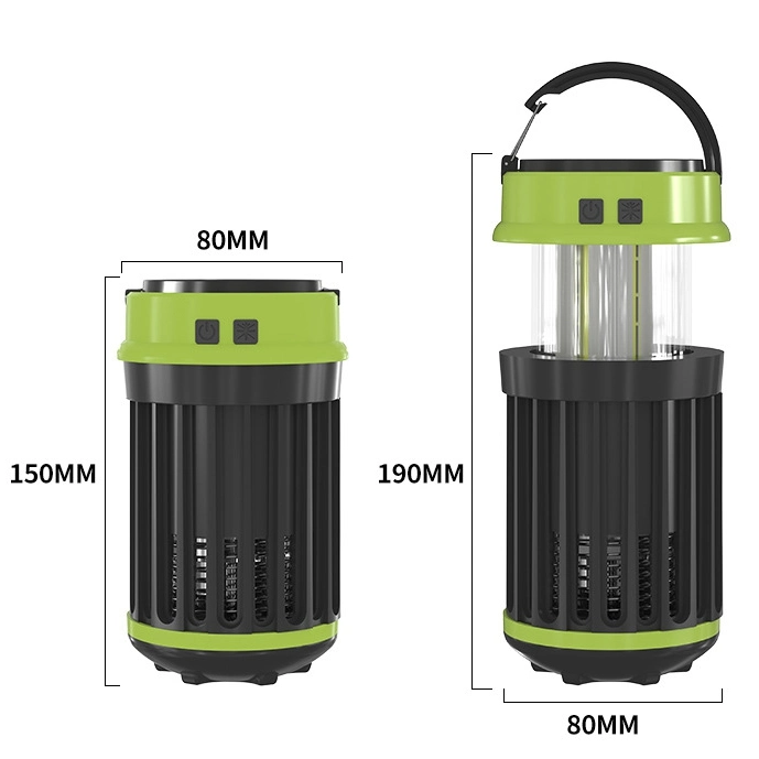 Wholesale Outdoor Camping Tent Light with Mosquito Function Solar USB Rechargeable Bug Zapper Camping Lantern and Mosquito Killer