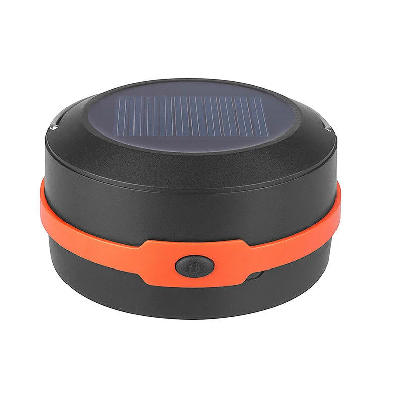 Mini Folding Spring Solar Camping Light Outdoor Portable Multi-Function Emergency Light Torch Tent Light