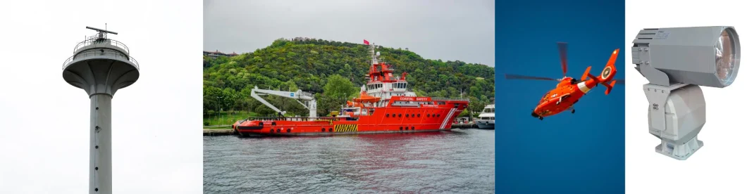 Factory Price Oil Field Wharf Vessel Navigation Signal Coastguard Patrol Maritime Supervision Antiterrorism Vehicles Prison 5years Warranty Marine Search Light