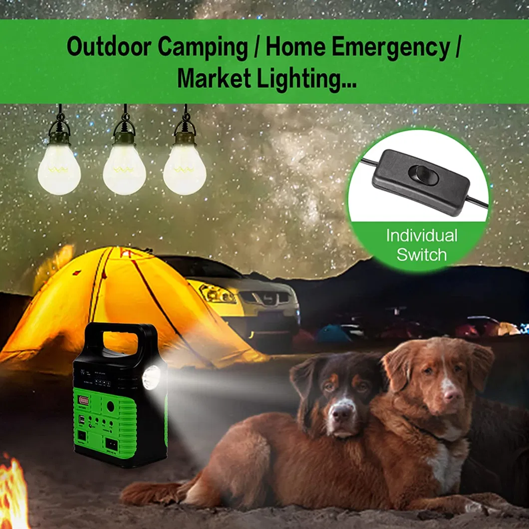 Outdoor Solar Portable Camping Flood Lights Charging Emergency Tent Lights Garden with Bluetooth Speaker