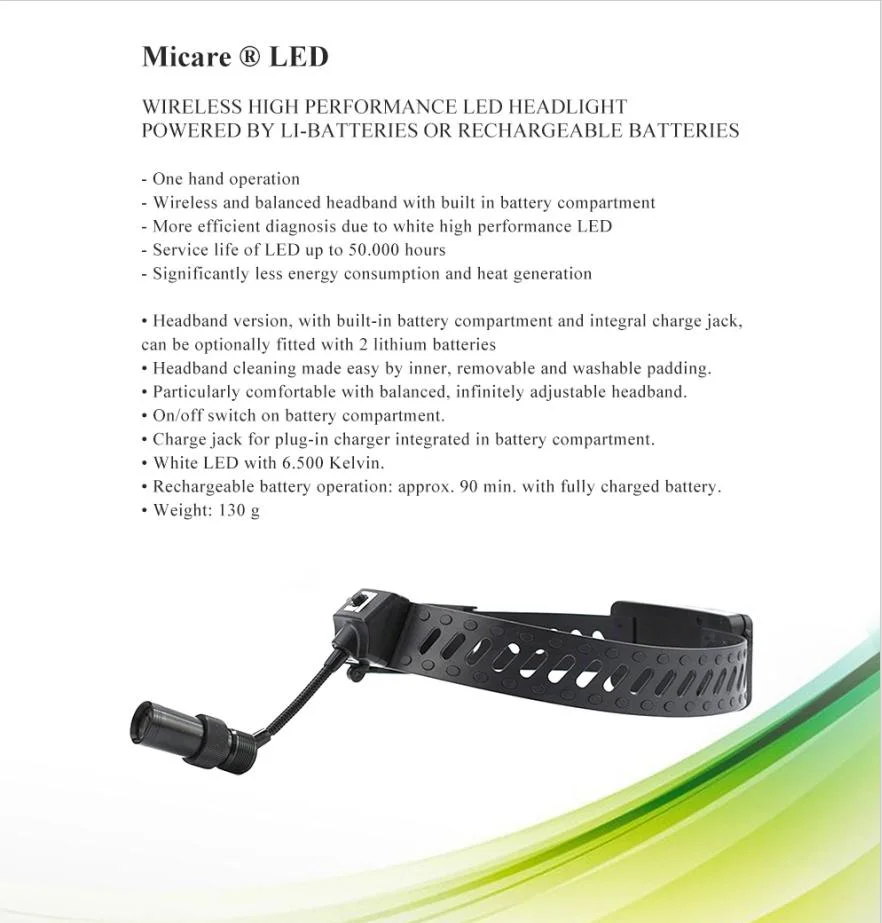 Micare Jd2300 7W Dental Ent Vet Plastic Headlight