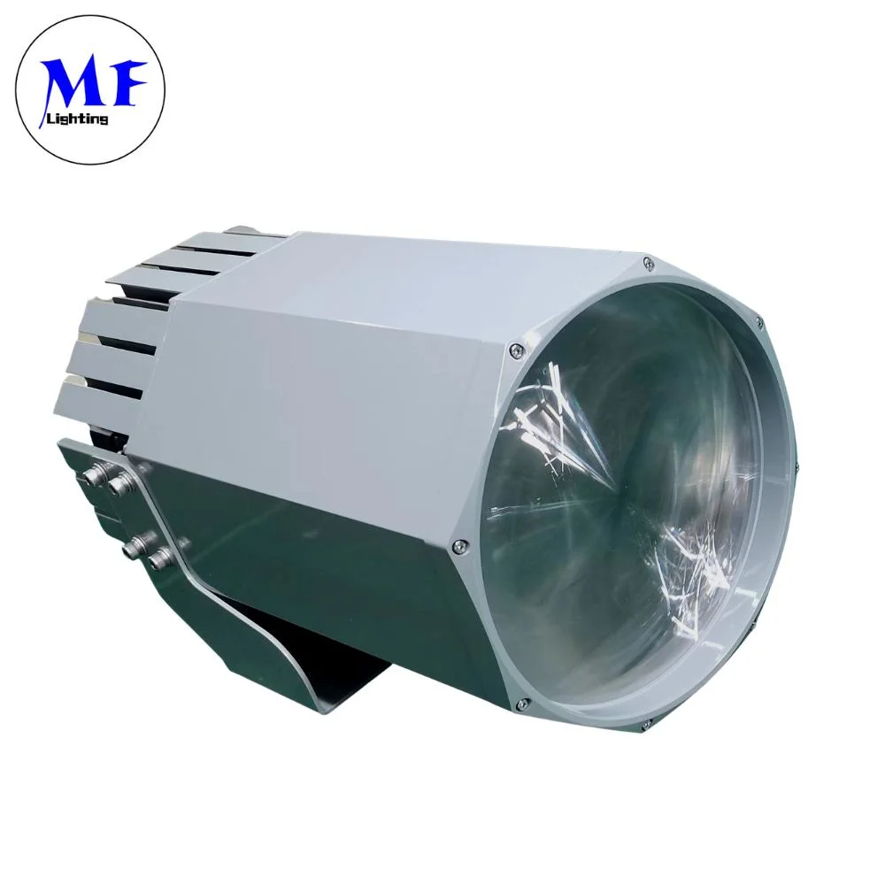 Factory Price 316L Stainless Steel 200m 300m 500m Fishing Patrol Coastguard Patrol Maritime Supervision Antiterrorism Vehicle Prison Marine Search Light