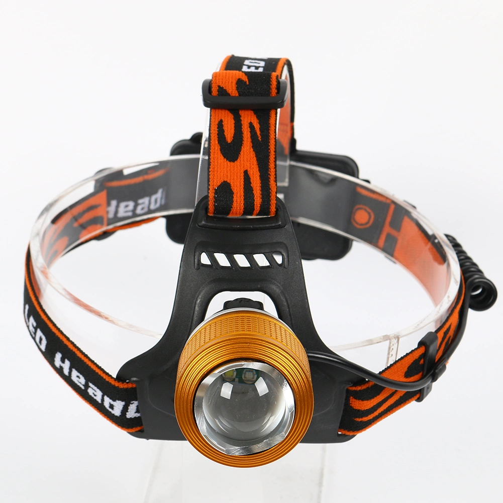 T6 5W Outdoor Rechargeable LED Headlamp for Camping, Hiking, Fishing, Hunting