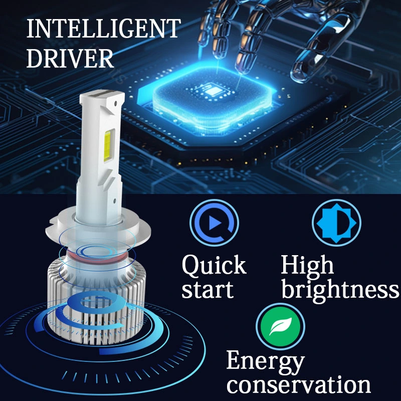 Factory Auto LED Bulbs High Brightness 10000lm Plastic LED Headlight 6000K 6500K