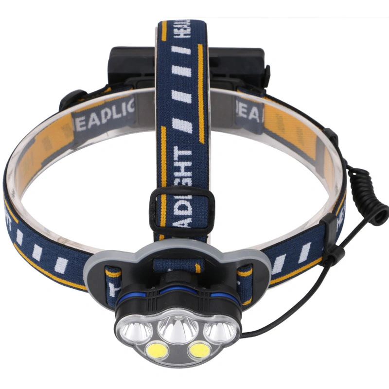 Wholesale High Lumen Outdoor Emergency Inspection Headlamp with Flashing Function Bright USB Rechargeable LED Work Headlight Portable Headtorch