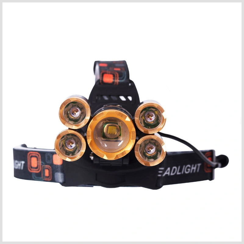 Glodmore2 Wholesale New AA COB LED T6 Moving Running Powerful Hunting USB Rechargeable LED Head Torch Light Headlamp