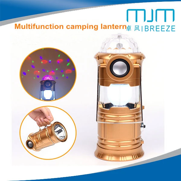 Magic Cool Camping Lights with Bluetooth Audio 3color LED Camping Lantern&Tent Lantern Light