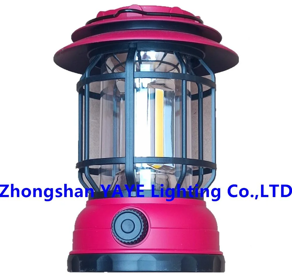 Yaye 2023 Hot Sell Newest Design 20W Solar High Power Portable Emergency LED Camping Light 1000PCS Stock/ 2 Years Warranty China Best Solar Factory Supplier