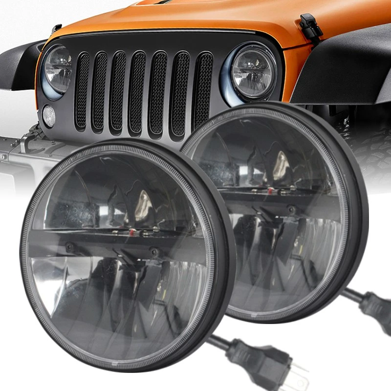 High Power 30W 7 Inch Headlamp Round 12V 24V Auto Light Car H4 LED Headlight