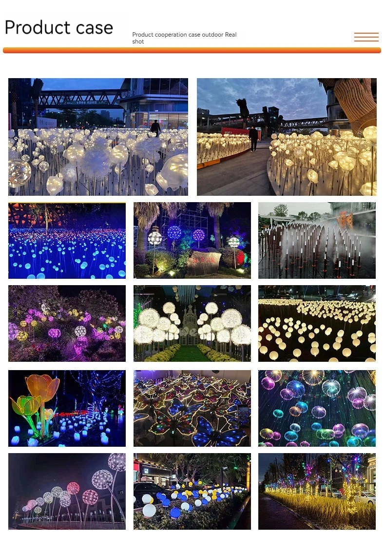 Hot Sale 3D Mushroom Garden Light Theme Park Decorative Lamps Outdoor Landscape Lighting