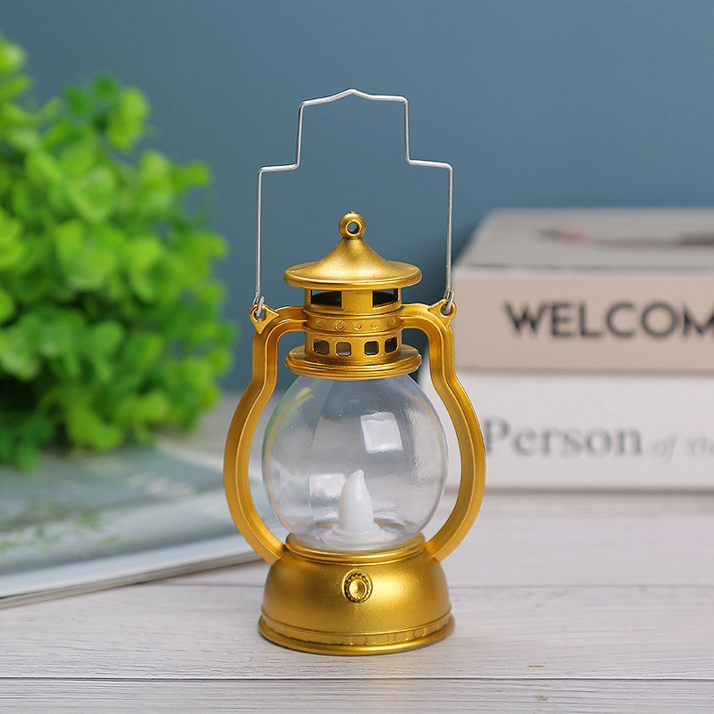 LED Portable Rechargeable Atmosphere Lamp Outdoor Flame Lantern Camping Tent Light