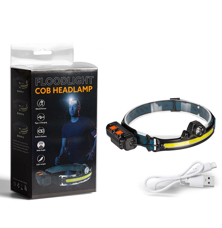 Goldmore2 Rechargeable Adjustable Motion Sensor Headlight Waterproof Headlamp