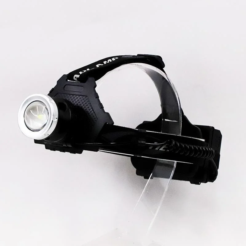 Goldmore 9 USB Rechargeable LED Headlamp Aluminum Alloy +ABS Brightness Adjustable Focus