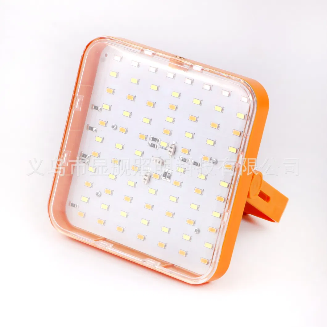 Portable Outdoor LED Working Floodlight USB Rechargeable Camping Light with Stand Handheld Work Light