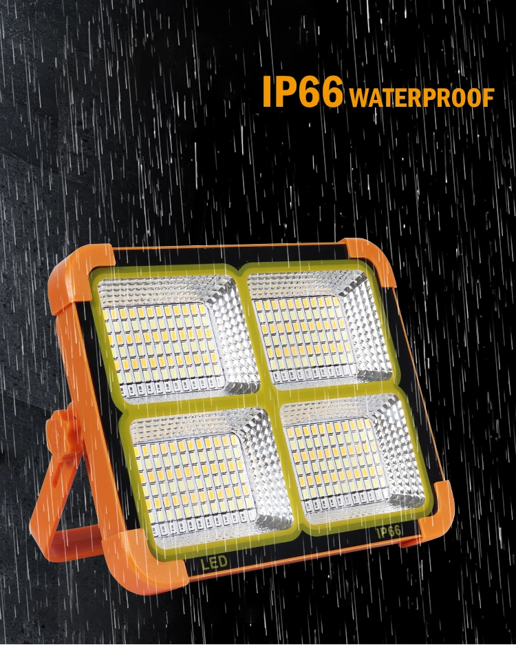 Best Quality High Brightness Camping Fishing IP66 Super Waterproof Outdoor 100W All in One Solar LED Flood Light