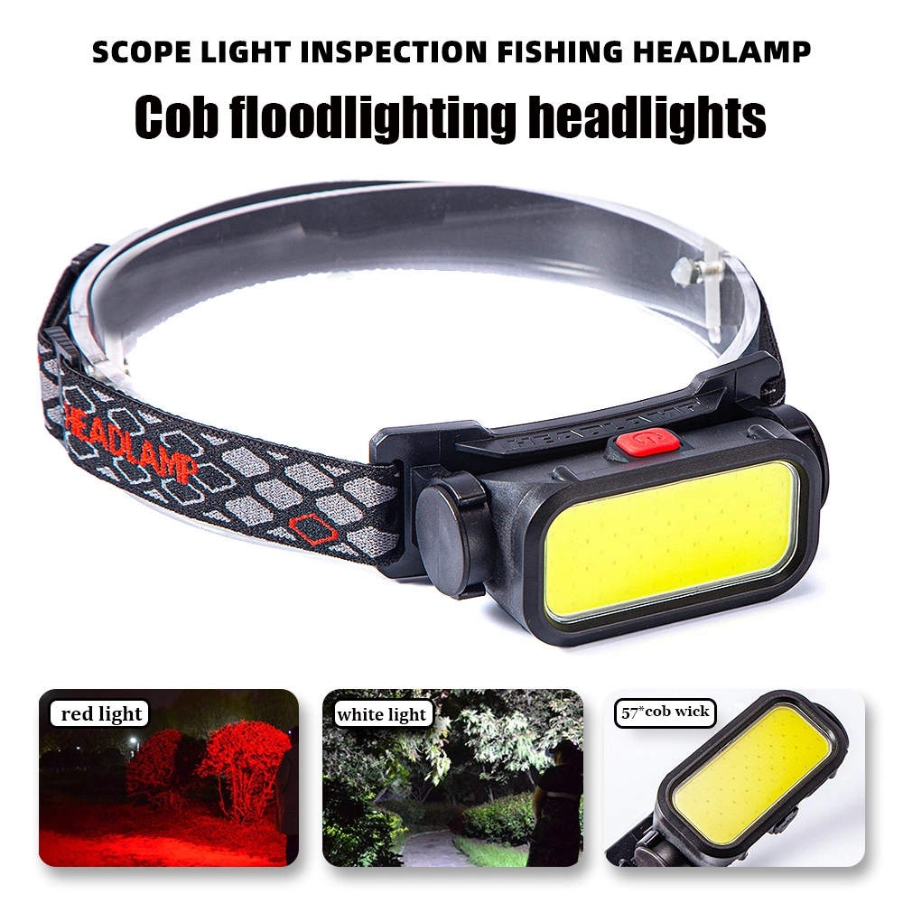 Multifunctional Flashlight Adjustable LED Emergency Headlamp for Cycling Fishing Running Mining