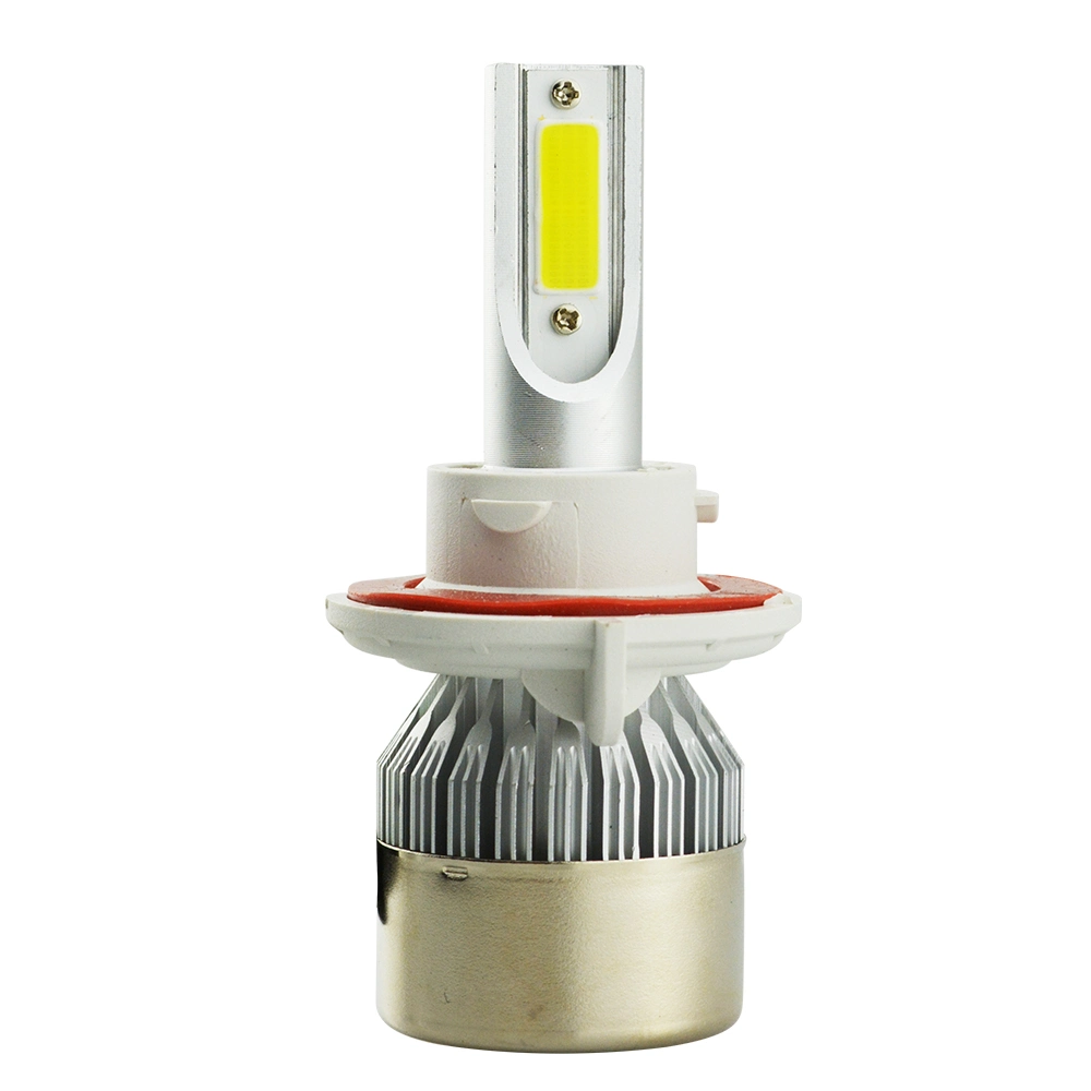 Super Bright C6 H13 LED Headlight COB 12V Auto Bulb New LED H13 Headlight C6 LED Lighting Bulb Car and Motorcycle LED Headlight