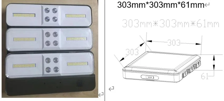 Popular Multifunctional High Lumen Work Site Solar Camping Light