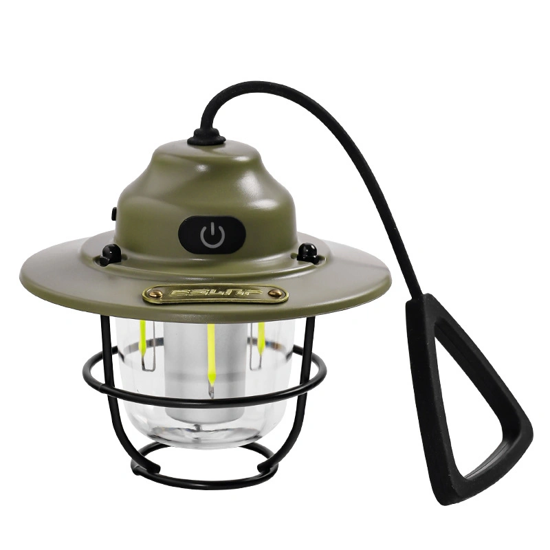 LED Rechargeable Outdoor Waterproof Foldable Portable Garden Lantern Camping Light