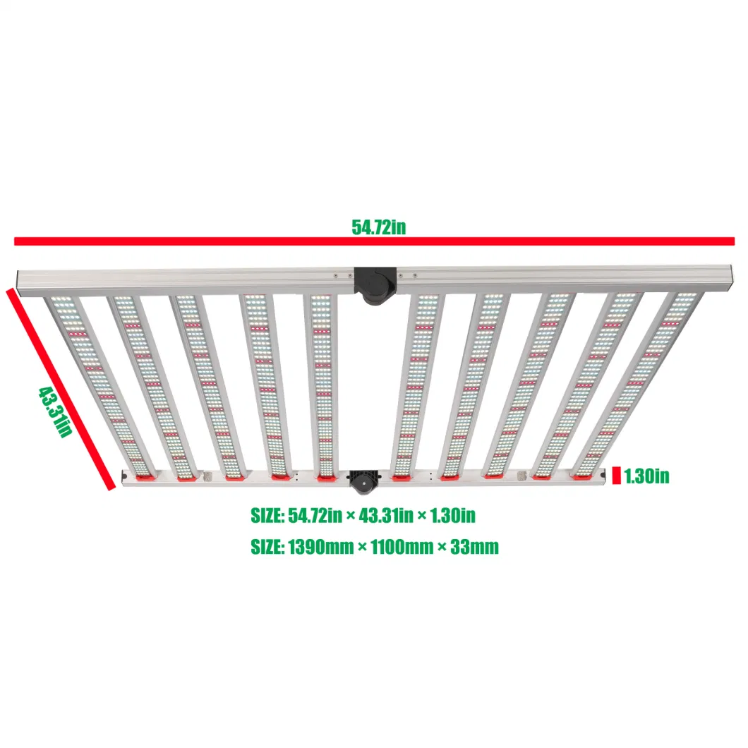 Gip 5W Chips 900W 1000W 12-Band LED Grow Light