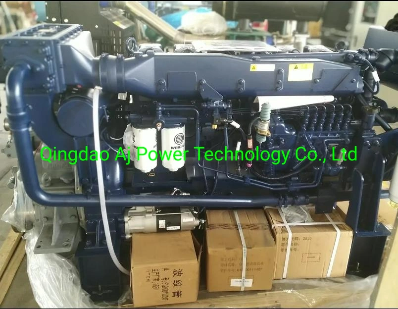 190HP High Efficiency Weichai Steyr Marine Diesel Engine 140kw Boat Engine